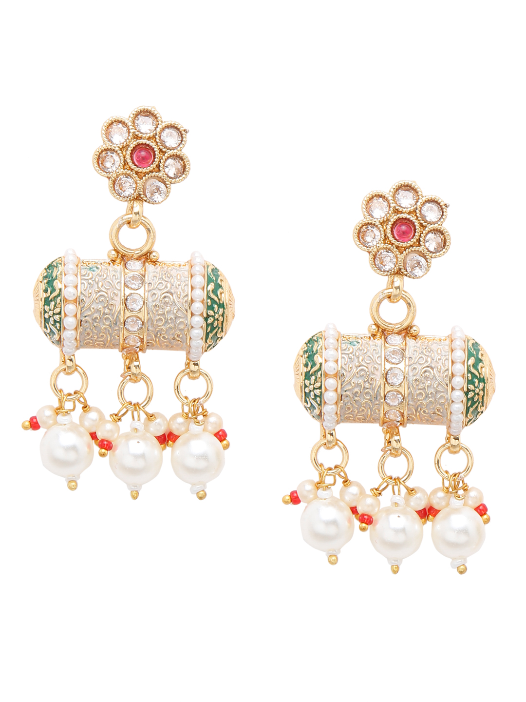 YouBella Jewellery Celebrity Inspired Gold Plated Necklace Jewellery Set for Girls and Women